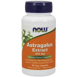 NOW ASTRAGALUS 70% Ext 500mg 90 kaps