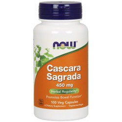 NOW CASCARA SAGRADA 450mg - 100 kaps